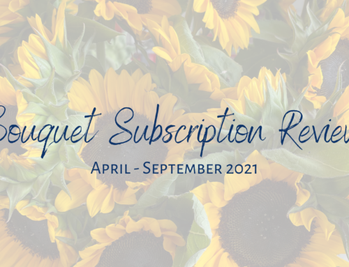 Weekly Bouquet Subscriptions from April to September 2021