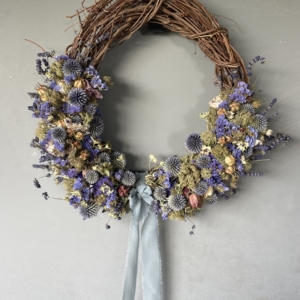 dried flower wreath, dried flowers, wreath sale, iron meadows flower farm