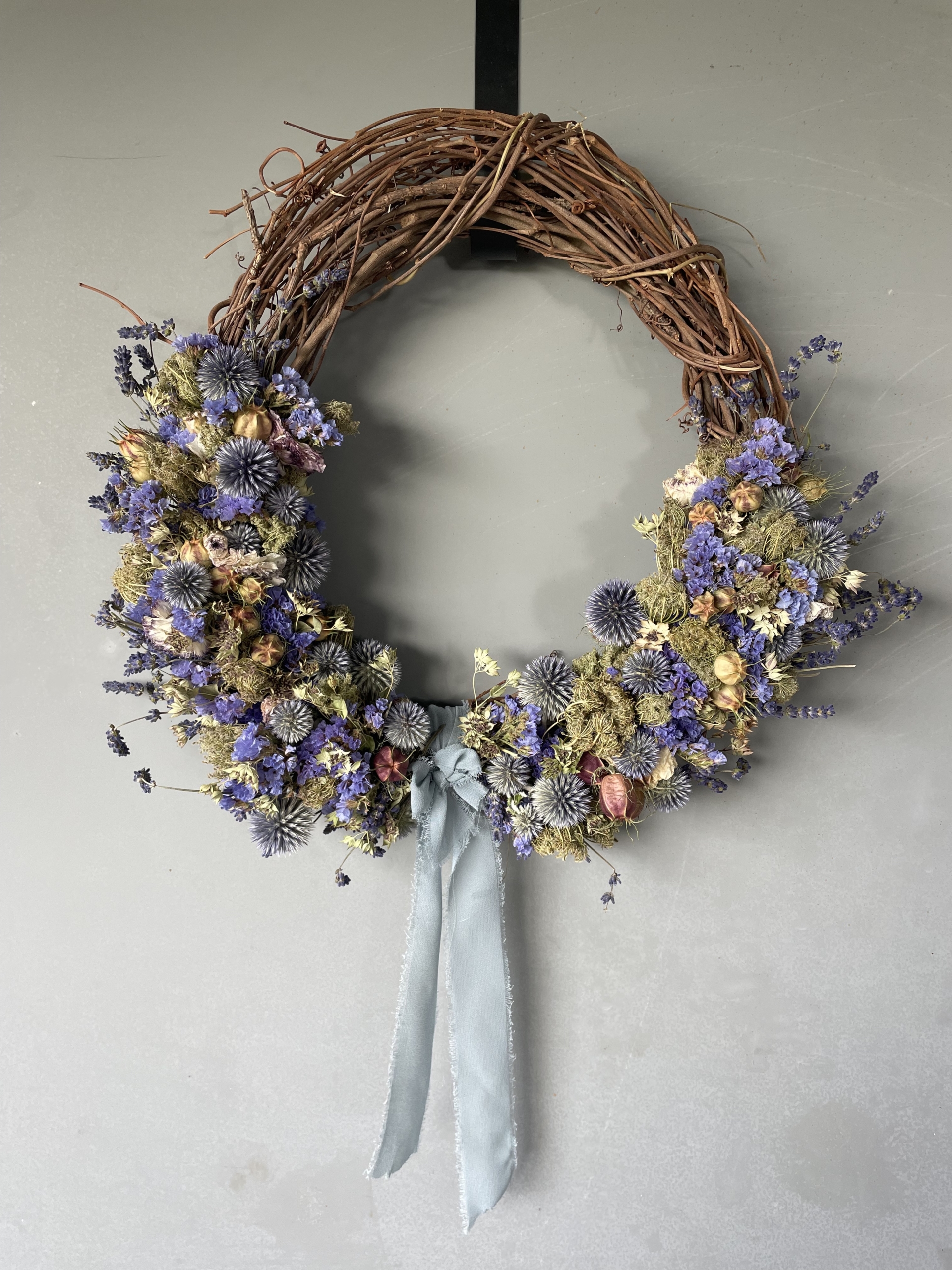 dried flower wreath, dried flowers, wreath sale, iron meadows flower farm