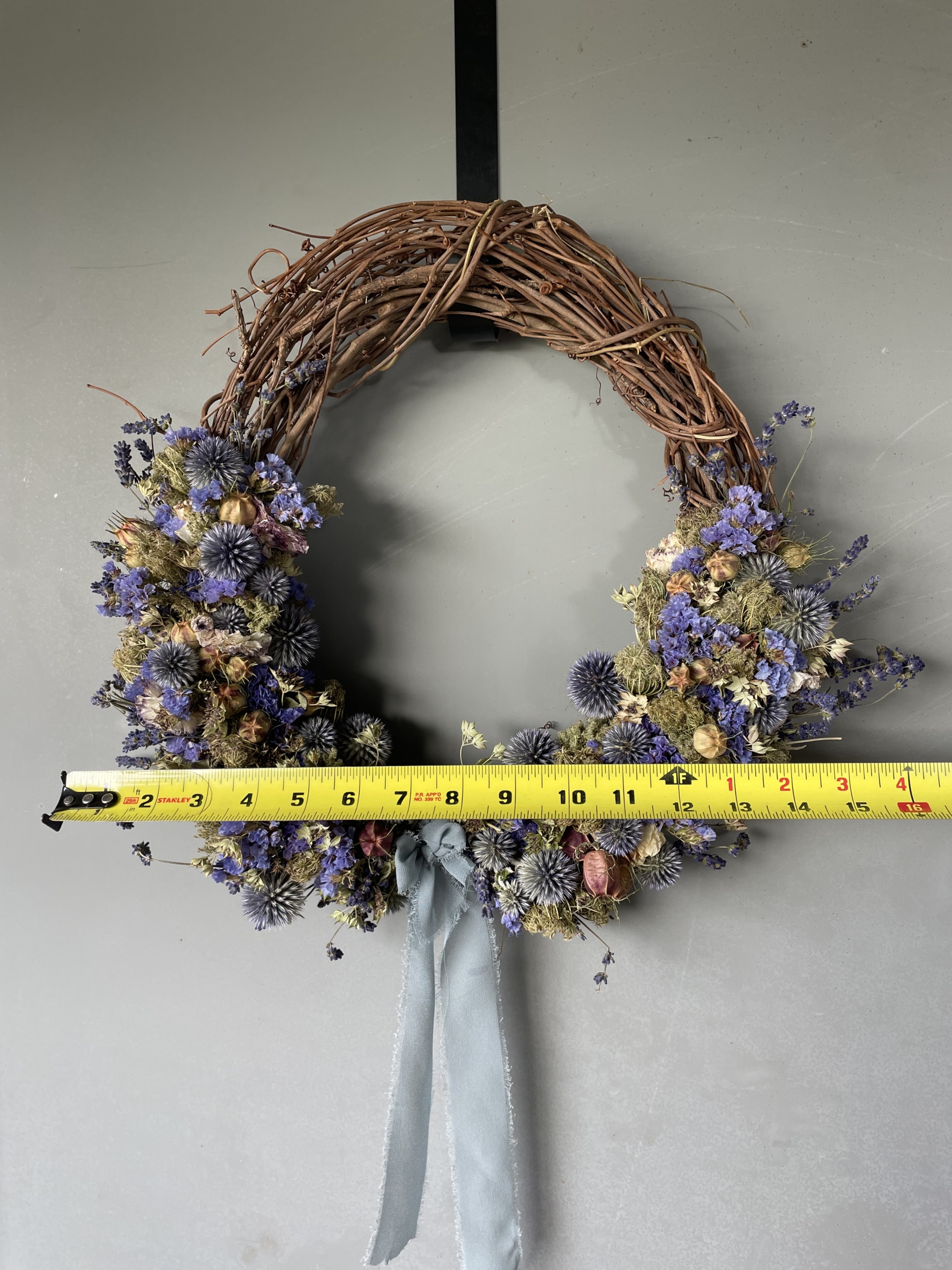 dried flower wreath, dried flowers, wreath sale, iron meadows flower farm