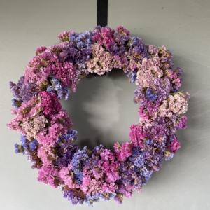 dried flower wreath, wreath sale, iron meadows flower farm